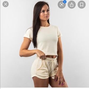 Alphalete lounge set in cream